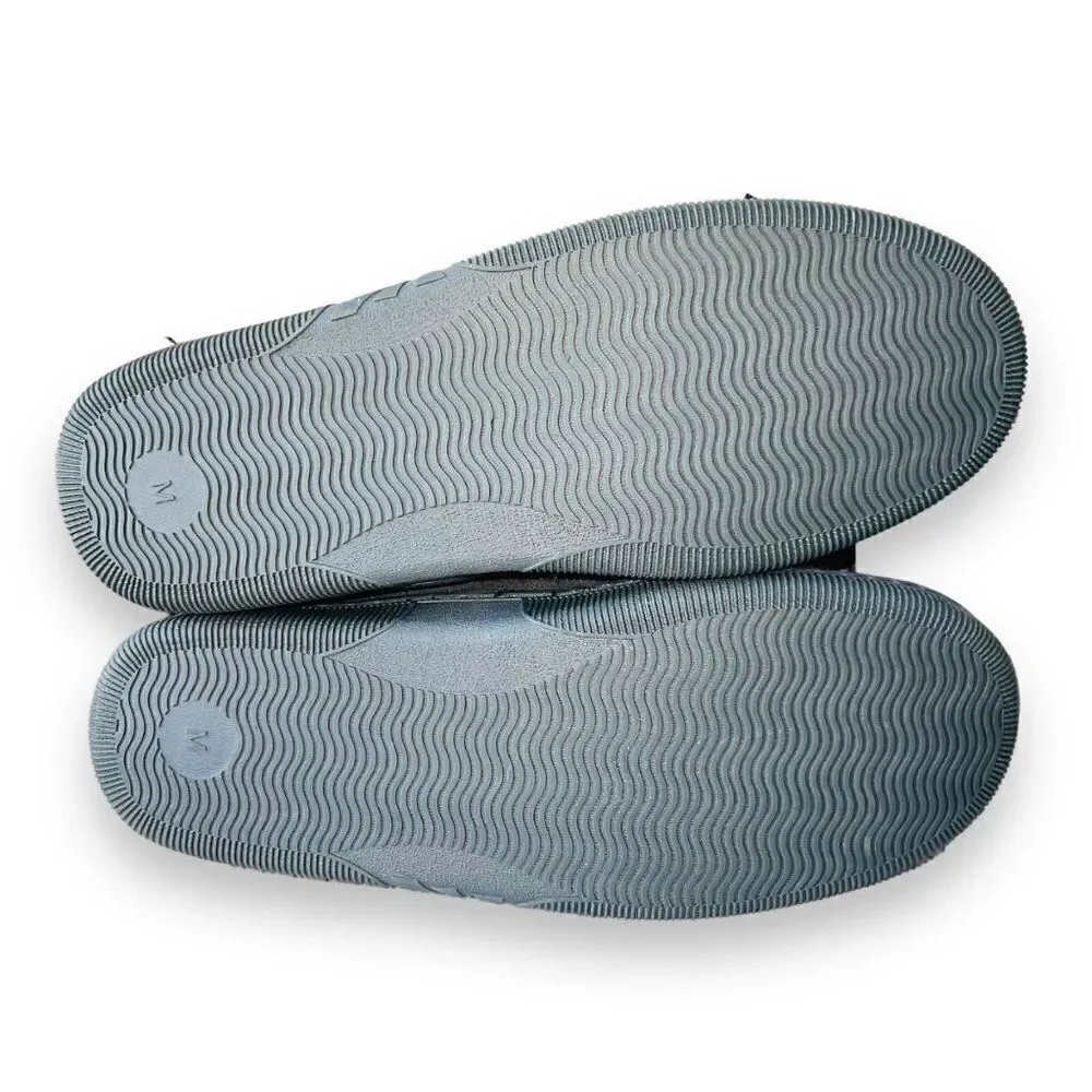 Sonoma Moccasins House Slippers MSN23SL01 Grey Men's Medium (8-9)‎